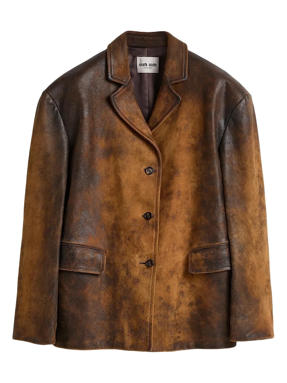 Women's Waxed Suede Leather Jacket