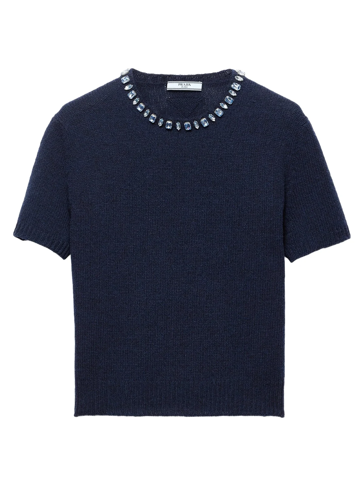 Prada Women's Wool and Cashmere Crew-Neck Sweater