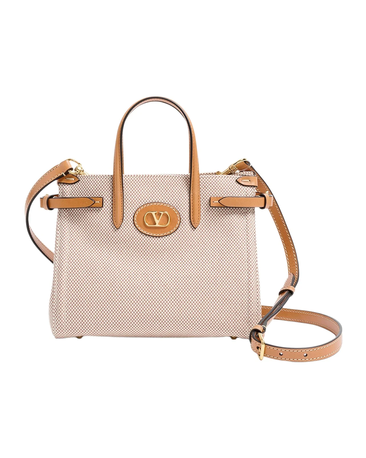 Antibes Small Canvas Shopping Tote Bag