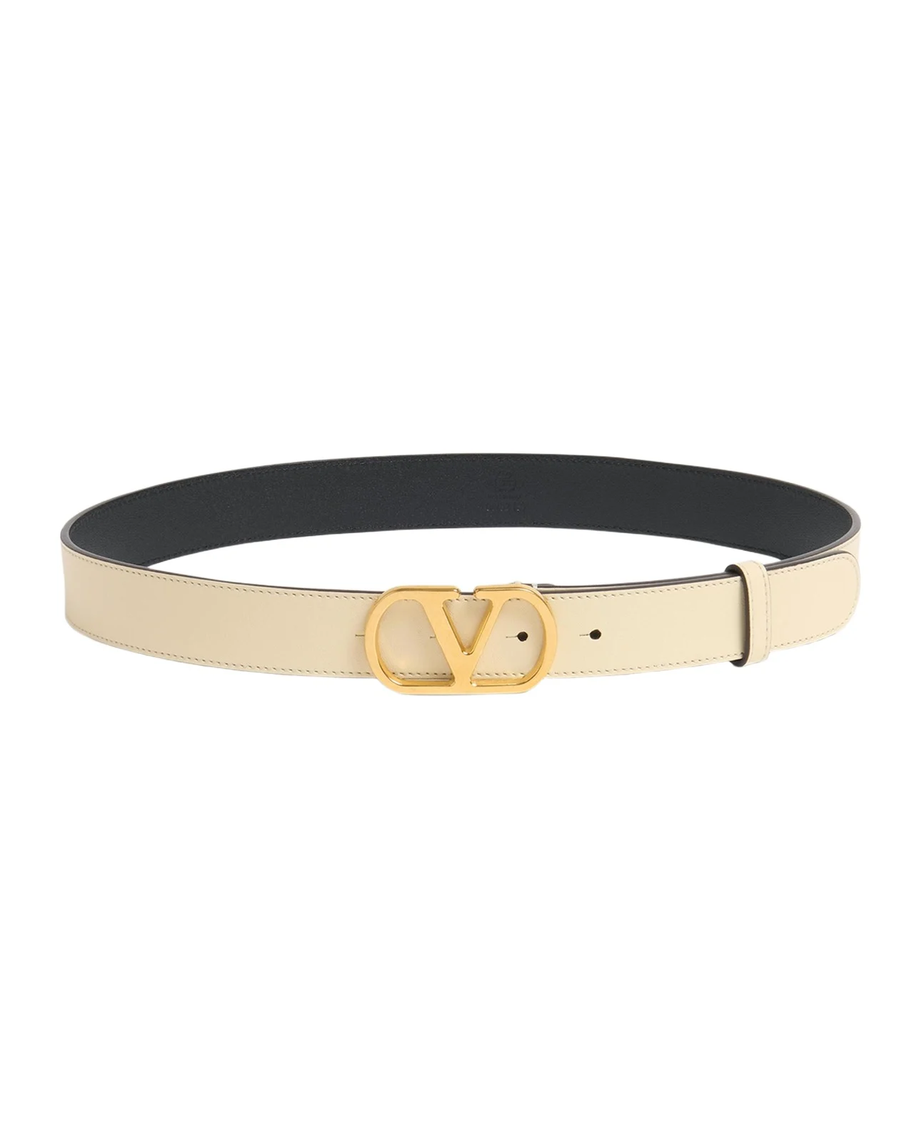 VLogo Signature Leather Belt, 30mm