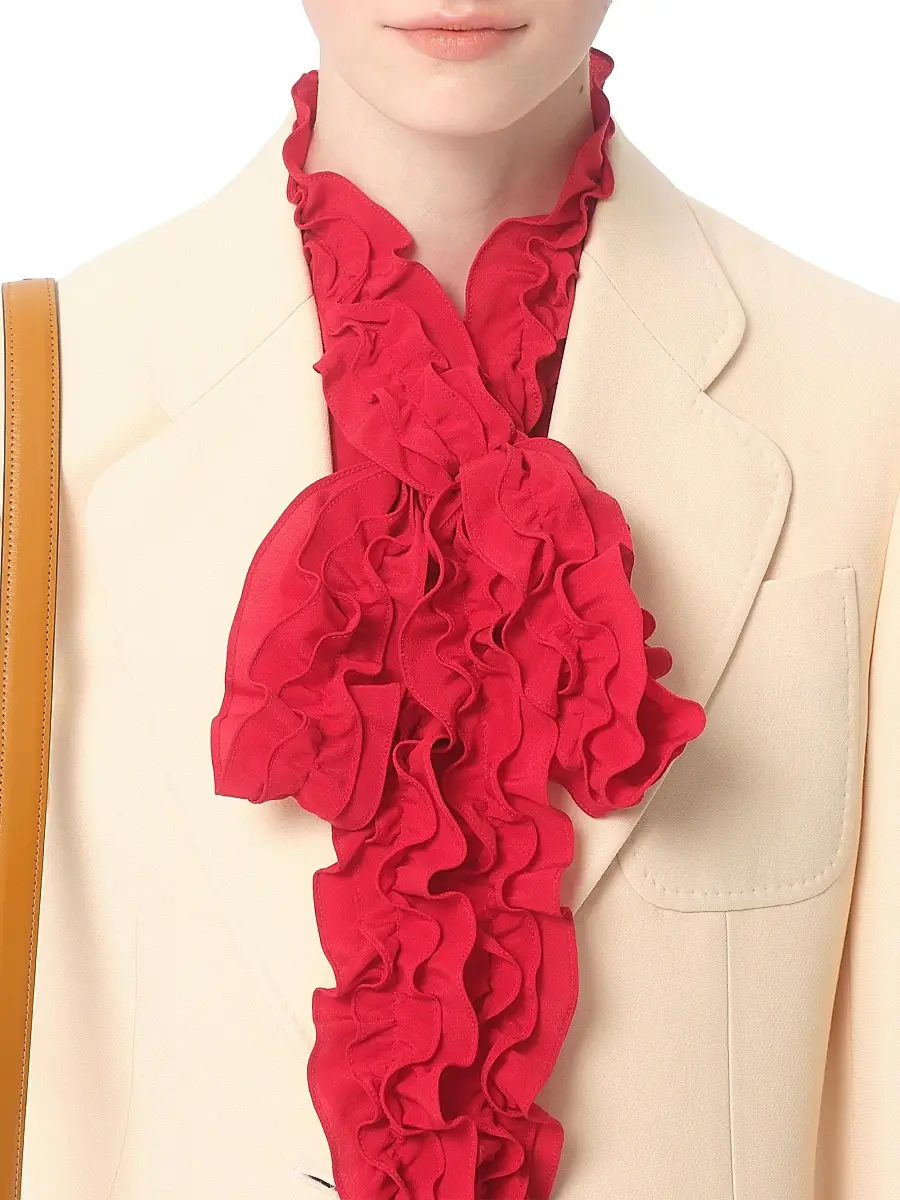 Valentino Women's Crepe De Chine Shirt | Thumbnail 7 Valentino Women's Crepe De Chine Shirt | Thumbnail 7