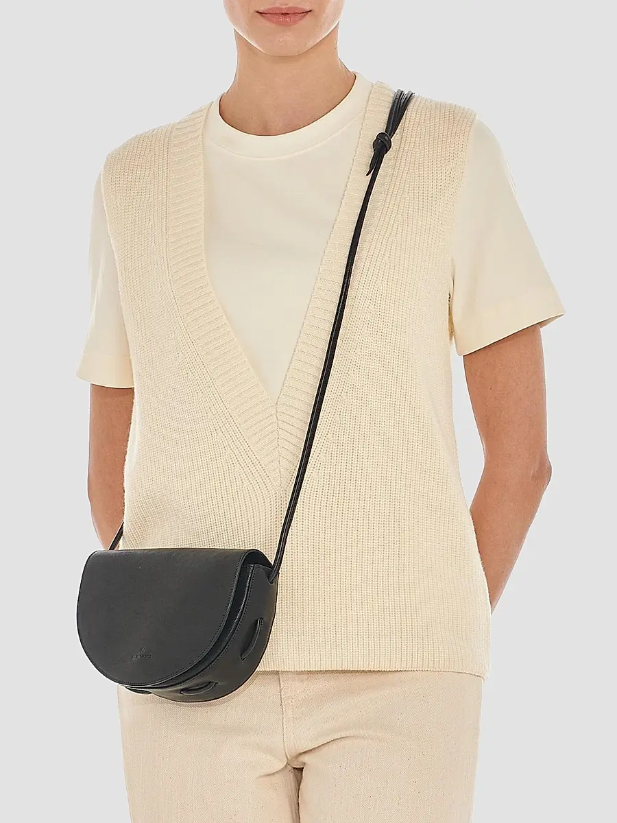 Il Bisonte Women's Snodo Leather Crossbody Saddle Bag | Thumbnail 5 Il Bisonte Women's Snodo Leather Crossbody Saddle Bag | Thumbnail 5