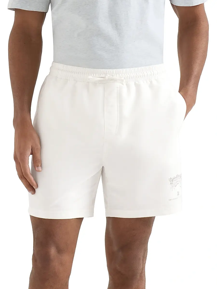 Brunello Cucinelli Men's Swim Shorts | Thumbnail 2 Brunello Cucinelli Men's Swim Shorts | Thumbnail 2