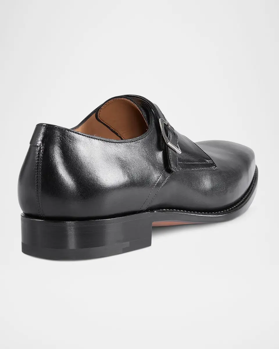 Paul Stuart Men's Samson Leather Monk Strap Loafers | Thumbnail 3 Paul Stuart Men's Samson Leather Monk Strap Loafers | Thumbnail 3