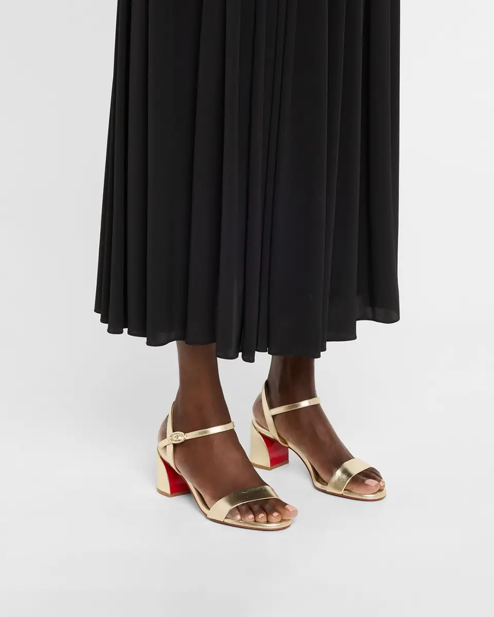Christian Louboutin 55mm Miss Jane Metallic Sandals | Thumbnail 2 Christian Louboutin 55mm Miss Jane Metallic Sandals | Thumbnail 2