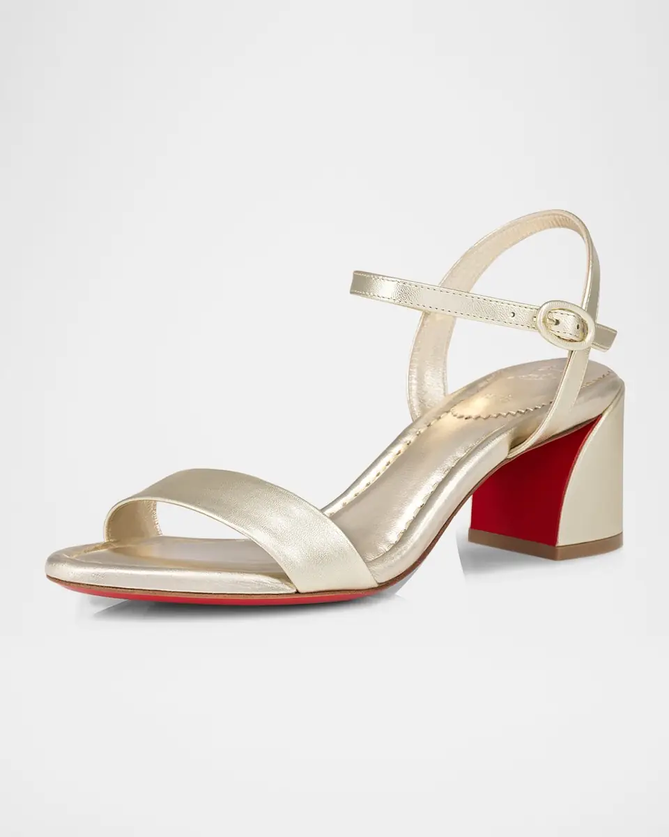 Christian Louboutin 55mm Miss Jane Metallic Sandals | Thumbnail 4 Christian Louboutin 55mm Miss Jane Metallic Sandals | Thumbnail 4