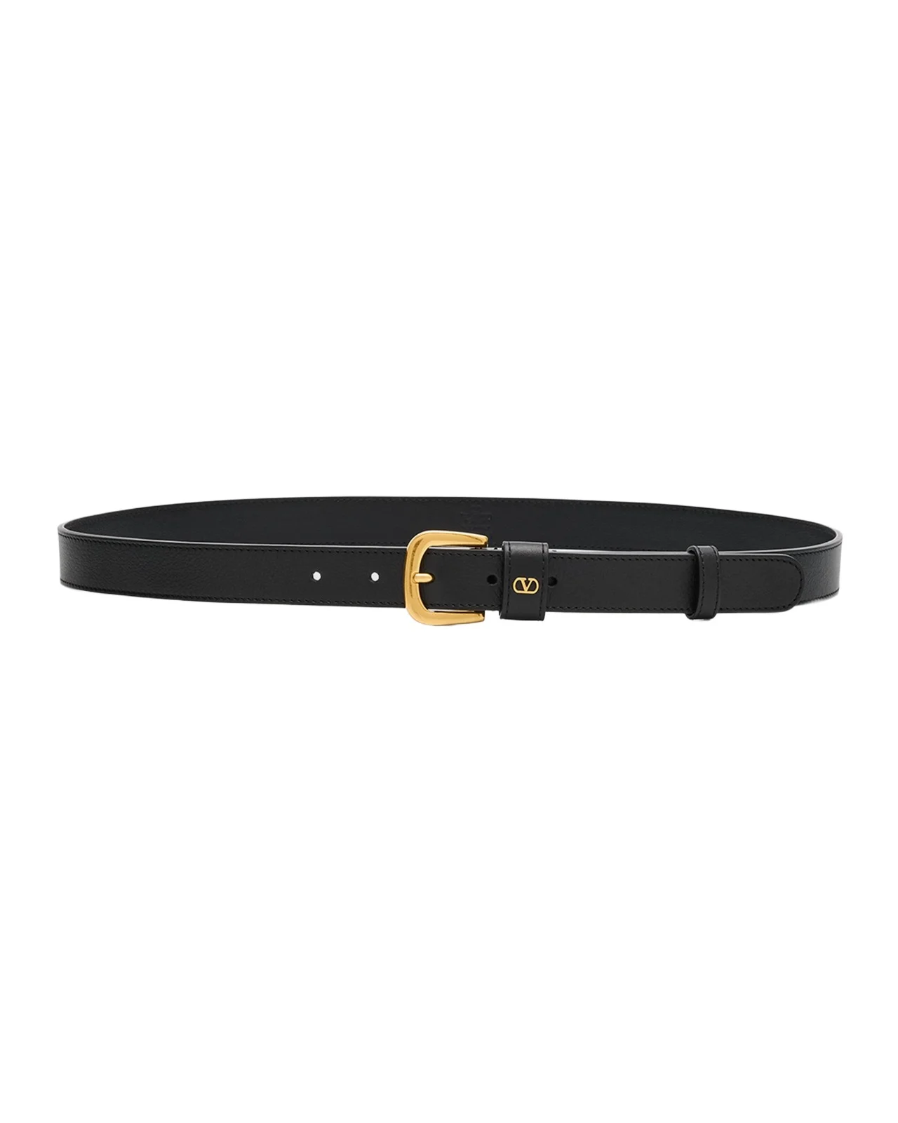 Valentino Garavani VLogo Signature Embellished Leather Belt, 25mm