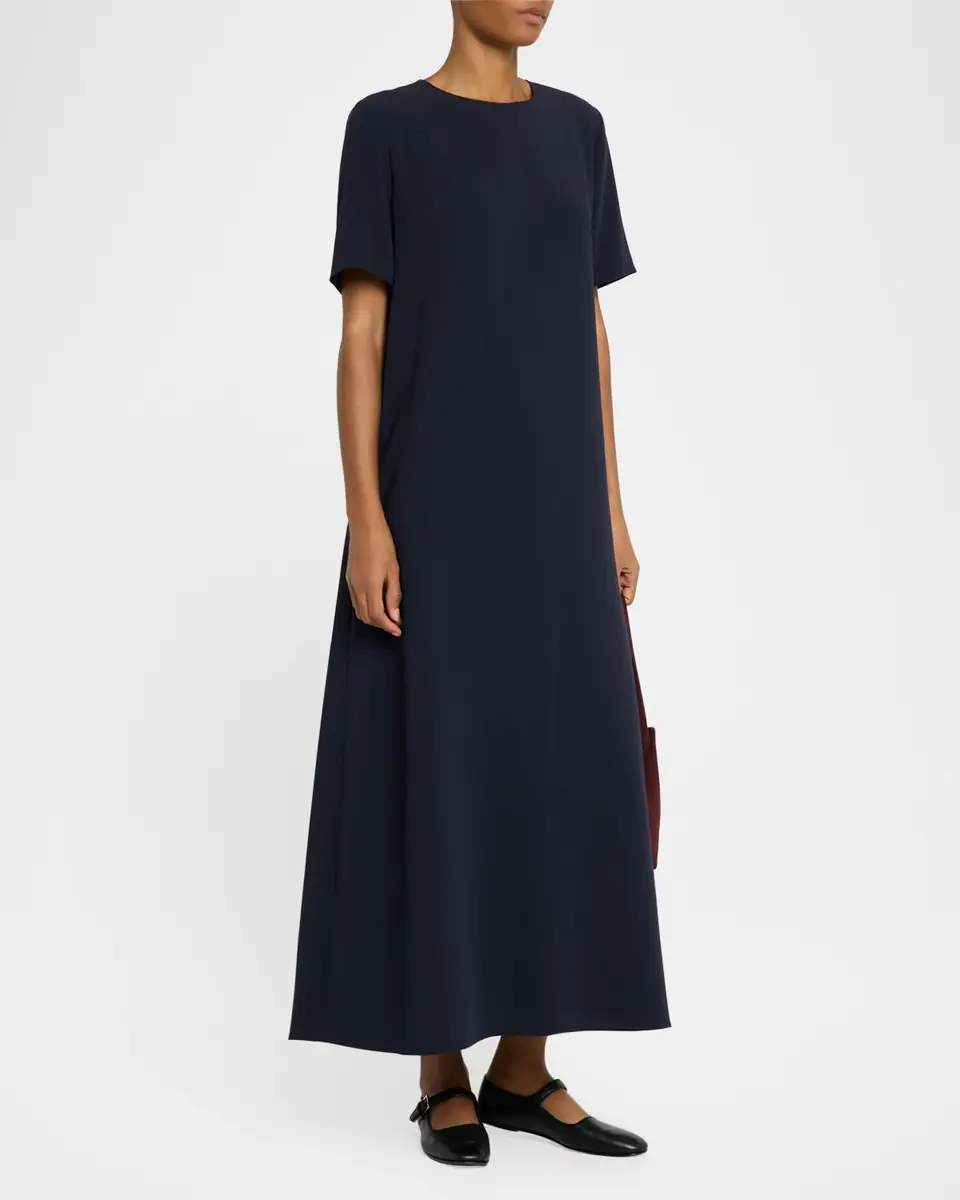 THE ROW Robi Crepe Maxi Dress | Thumbnail 4