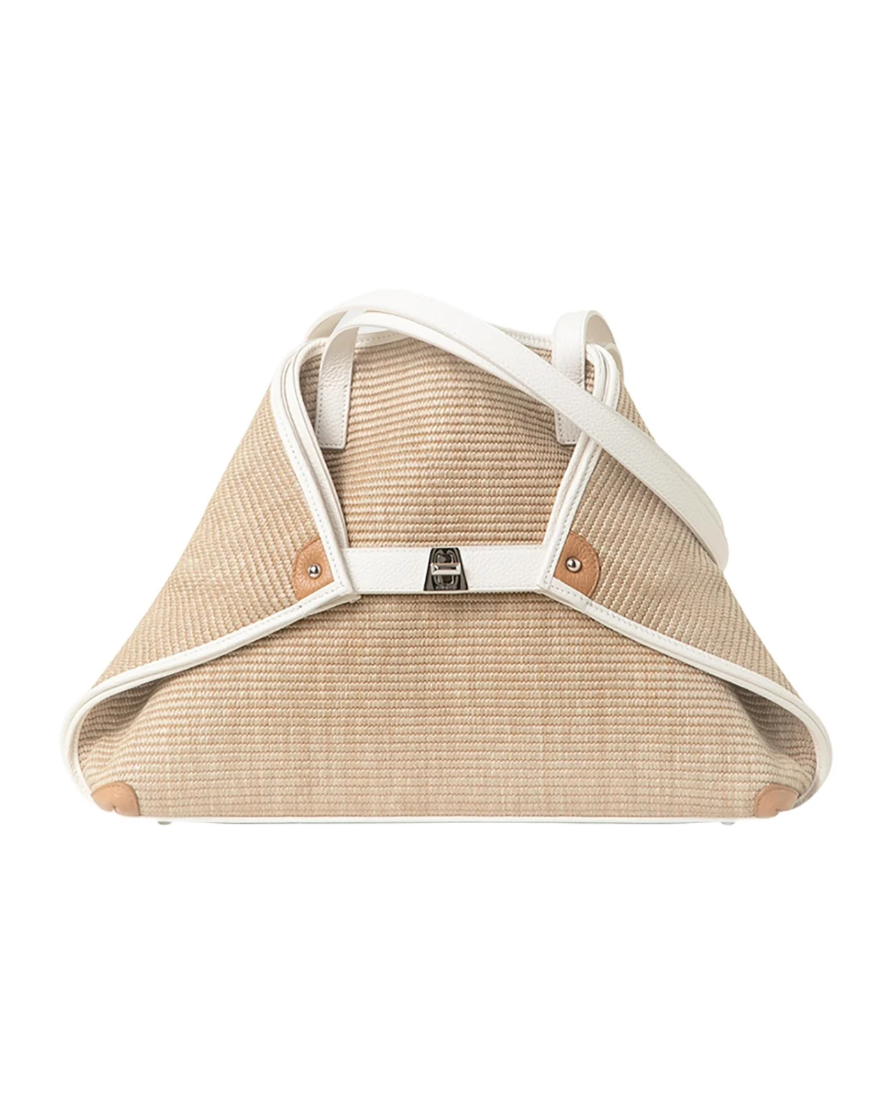 Ai Raffia & Leather Tote Bag Ai Raffia & Leather Tote Bag