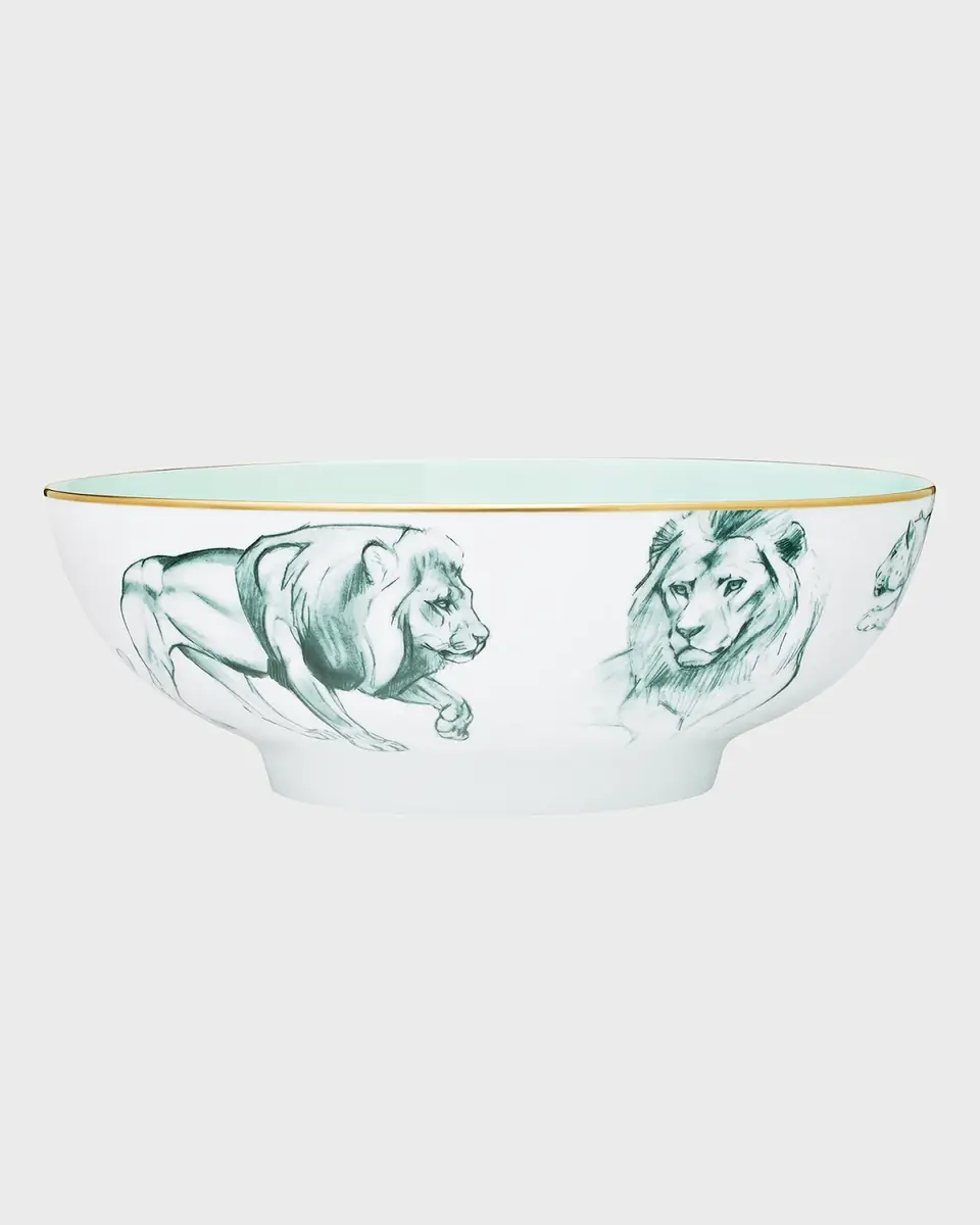 HERMÈS Carnets D 'Equateur Breakfast Small Salad Bowl | Thumbnail 3 HERMÈS Carnets D 'Equateur Breakfast Small Salad Bowl | Thumbnail 3