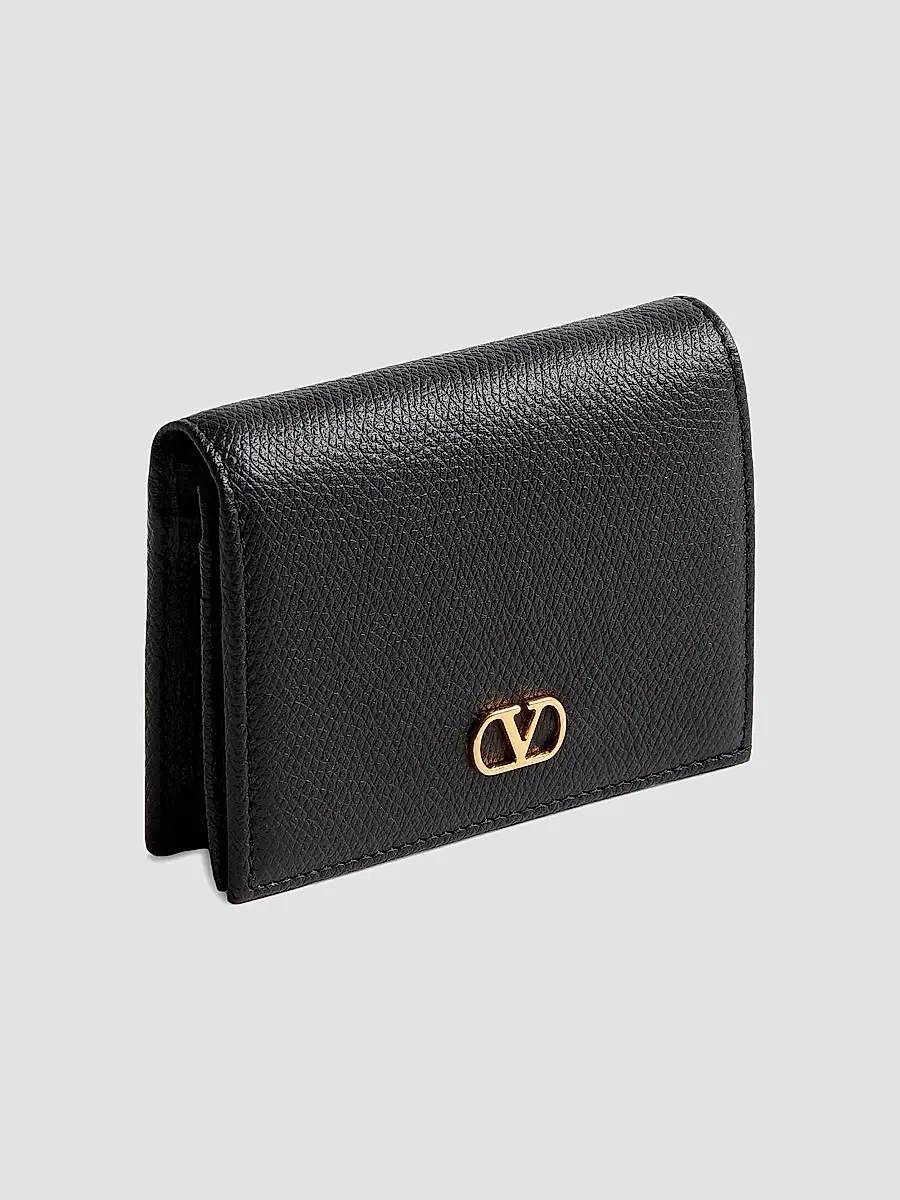 Valentino Women's VLogo Signature Grainy Calfskin Wallet | Thumbnail 3 Valentino Women's VLogo Signature Grainy Calfskin Wallet | Thumbnail 3