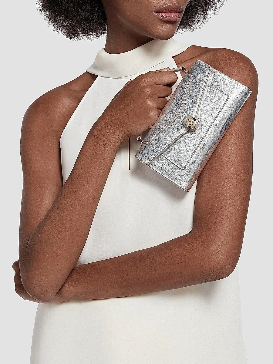 BVLGARI Women's Serpenti Leather Phone Case - Flash Diamond | Thumbnail 3 BVLGARI Women's Serpenti Leather Phone Case - Flash Diamond | Thumbnail 3
