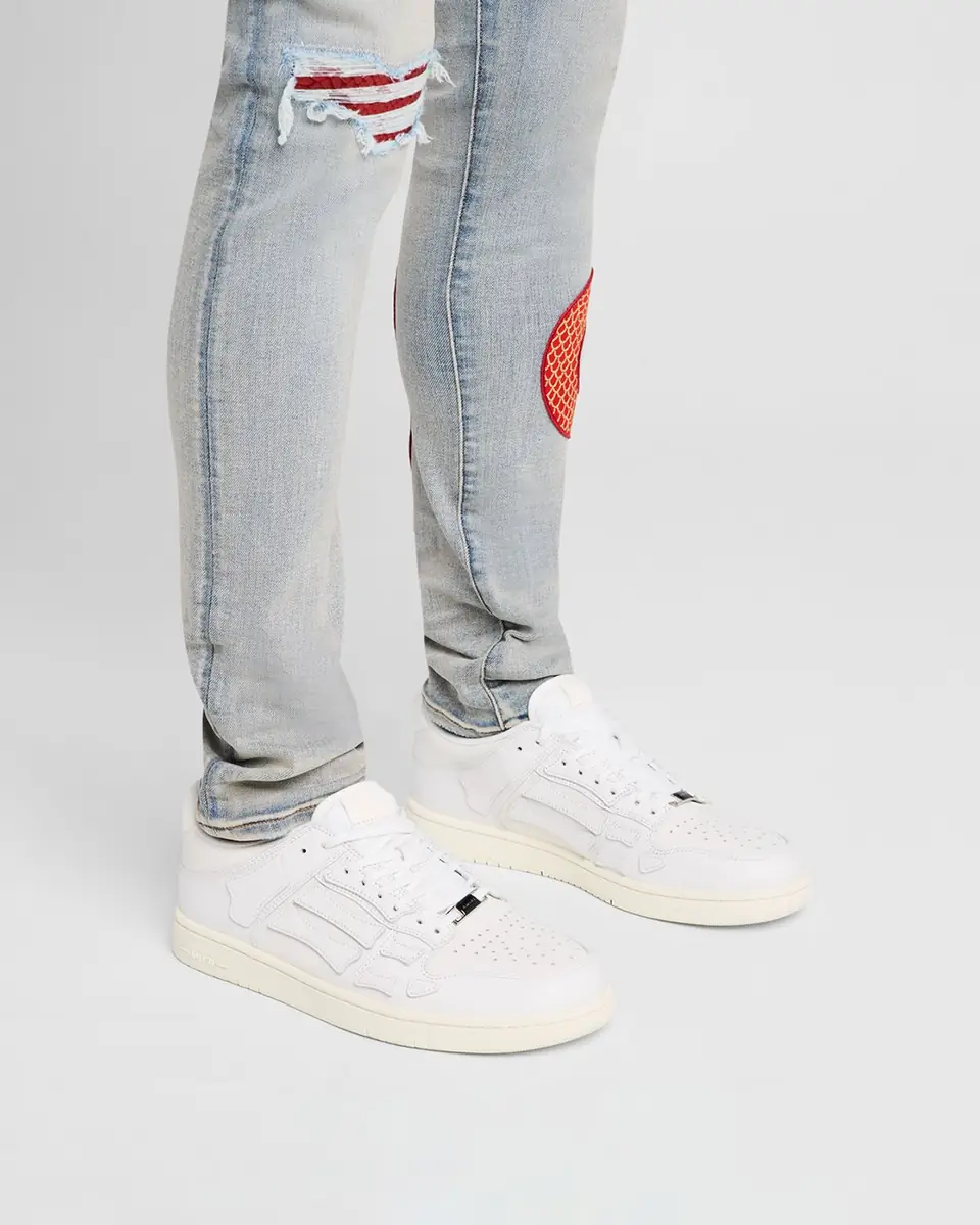 AMIRI Men's Skel Low-Top Leather Sneakers | Thumbnail 2 AMIRI Men's Skel Low-Top Leather Sneakers | Thumbnail 2