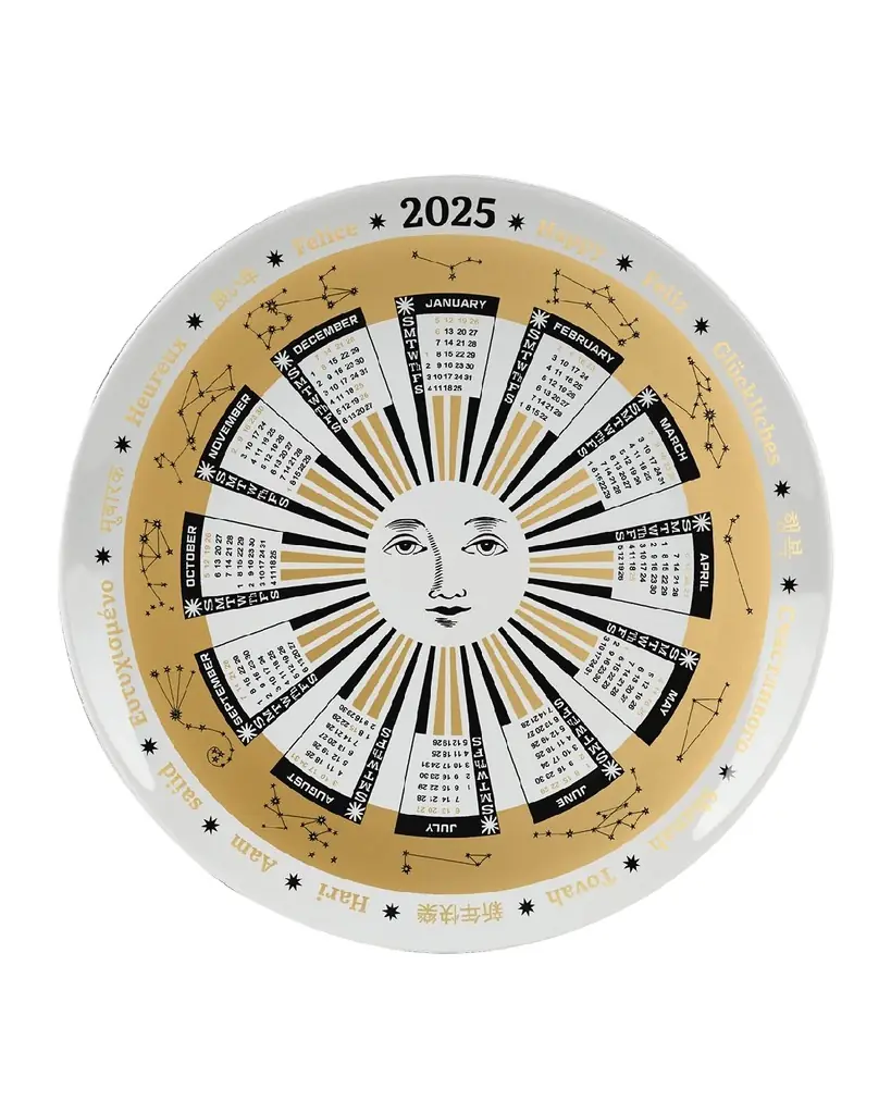 FORNASETTI 2025 Calendar Wall Plate