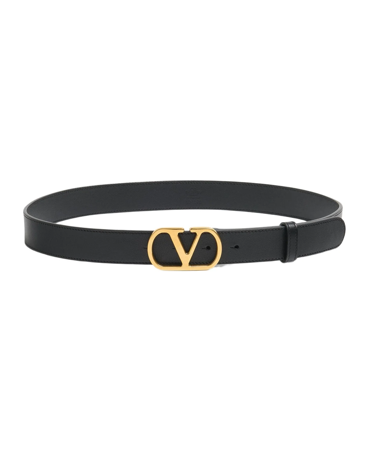 VLogo Signature Leather Belt, 30mm