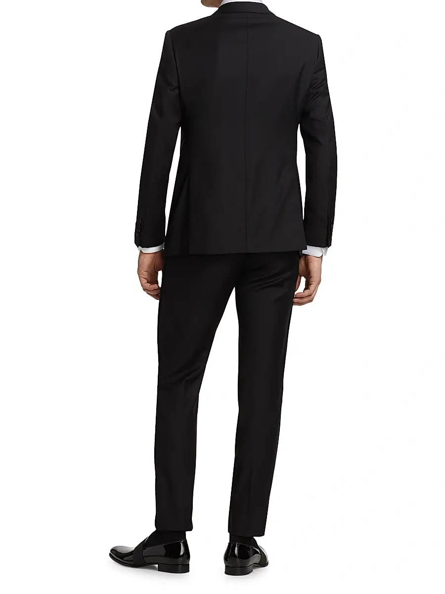 Emporio Armani Men's One-Button Regular-Fit Wool Tuxedo | Thumbnail 5 Emporio Armani Men's One-Button Regular-Fit Wool Tuxedo | Thumbnail 5