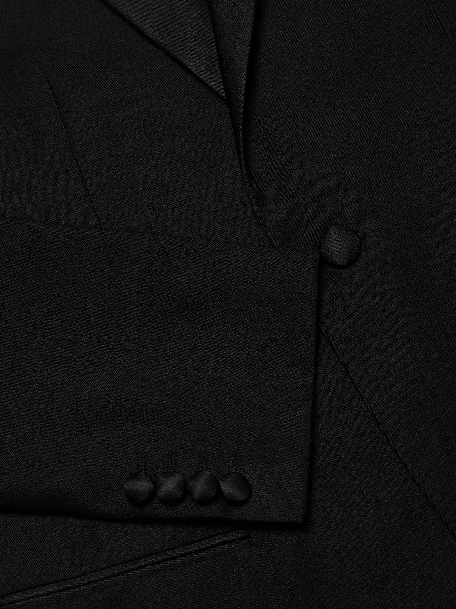 Emporio Armani Men's One-Button Regular-Fit Wool Tuxedo | Thumbnail 7 Emporio Armani Men's One-Button Regular-Fit Wool Tuxedo | Thumbnail 7
