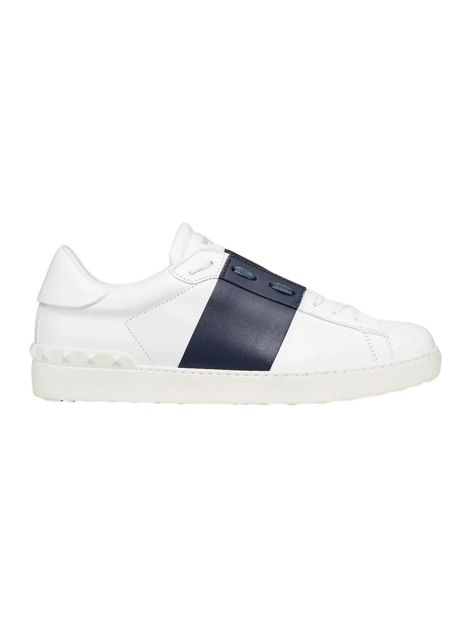 Valentino Men's Calfskin Open Sneakers