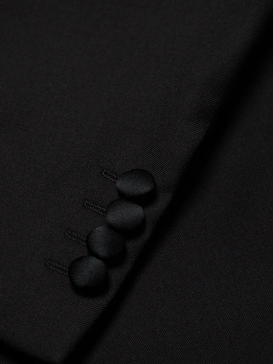 Emporio Armani Men's Peak Lapel Single-Button Suit | Thumbnail 7 Emporio Armani Men's Peak Lapel Single-Button Suit | Thumbnail 7