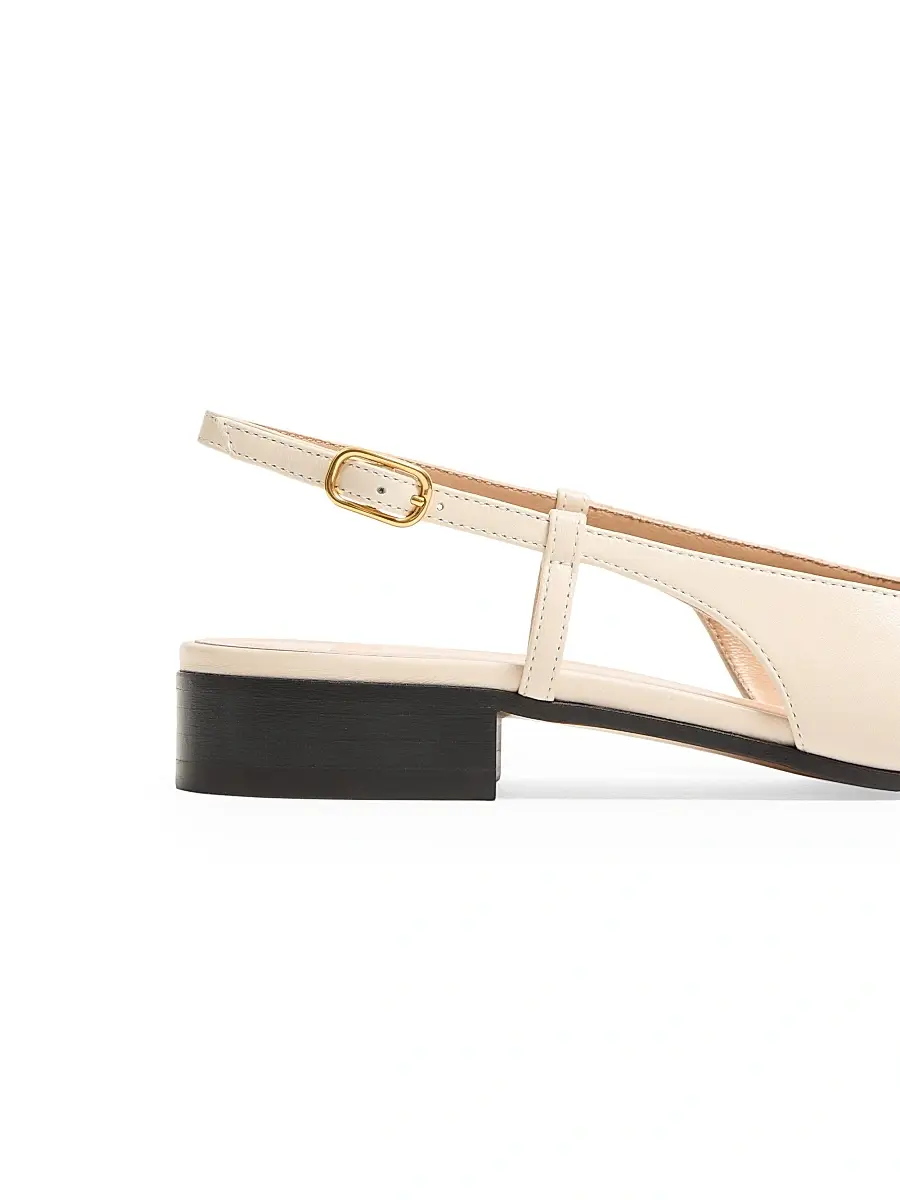 Valentino Women's Valet Du Roi Kid Slingback Ballerinas 25MM | Thumbnail 6