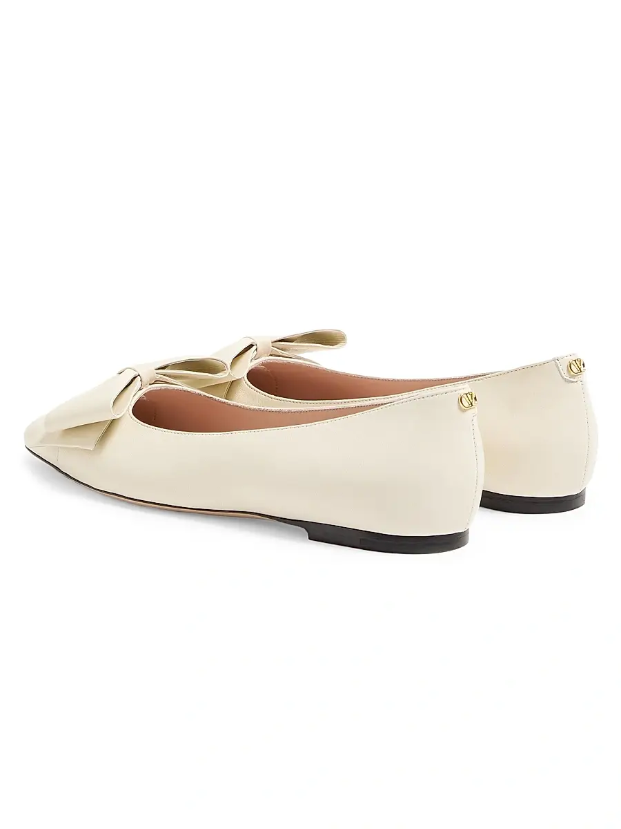 Valentino Women's Bowow Kidskin Ballerinas | Thumbnail 3 Valentino Women's Bowow Kidskin Ballerinas | Thumbnail 3