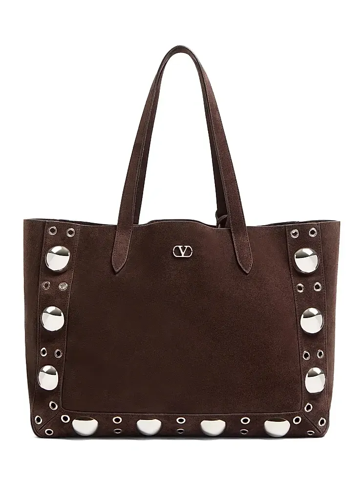 Women's Medium Nellcôte Suede Shopping Bag