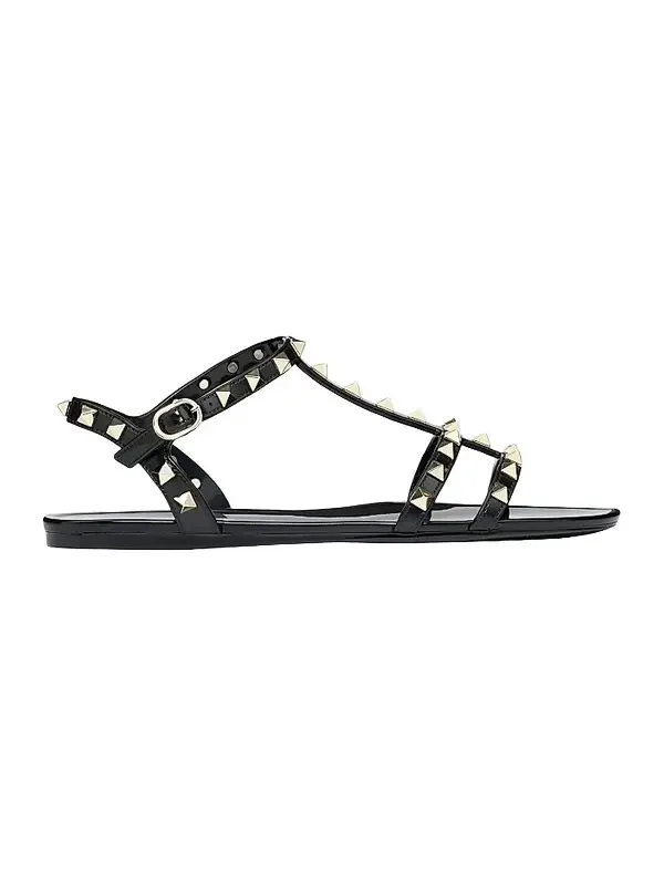 Women's Rockstud Flat Rubber Sandals