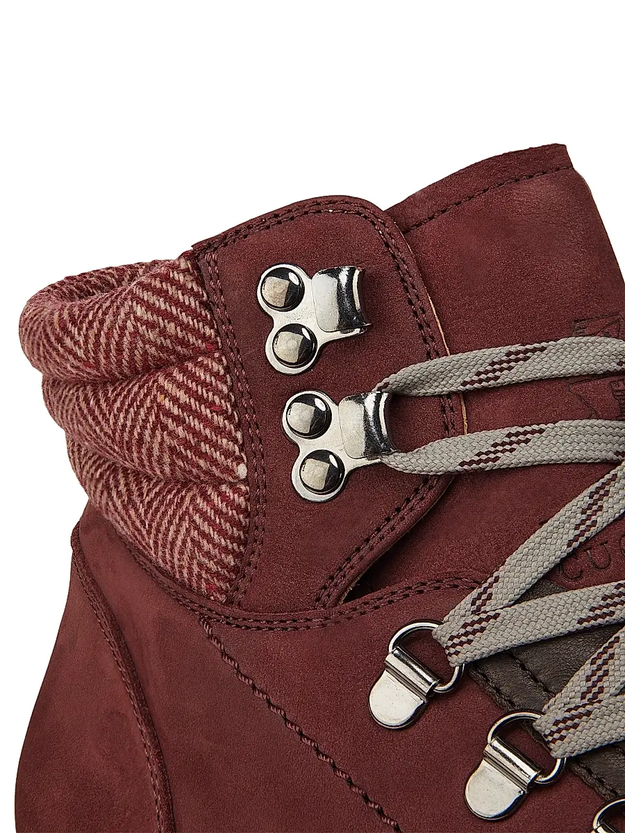 Brunello Cucinelli Men's Leather Hiking Boots | Thumbnail 5