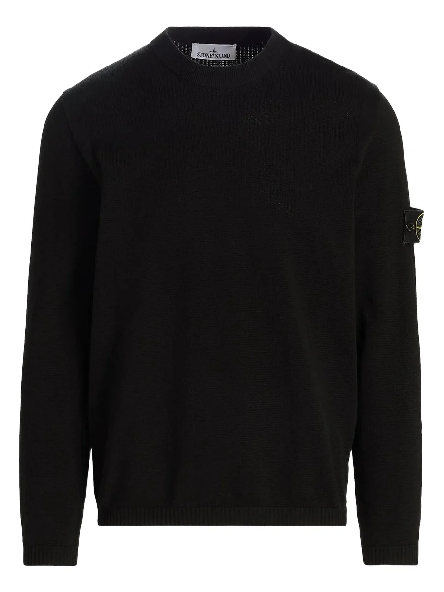 Stone Island Men's Solid Cotton Sweatshirt