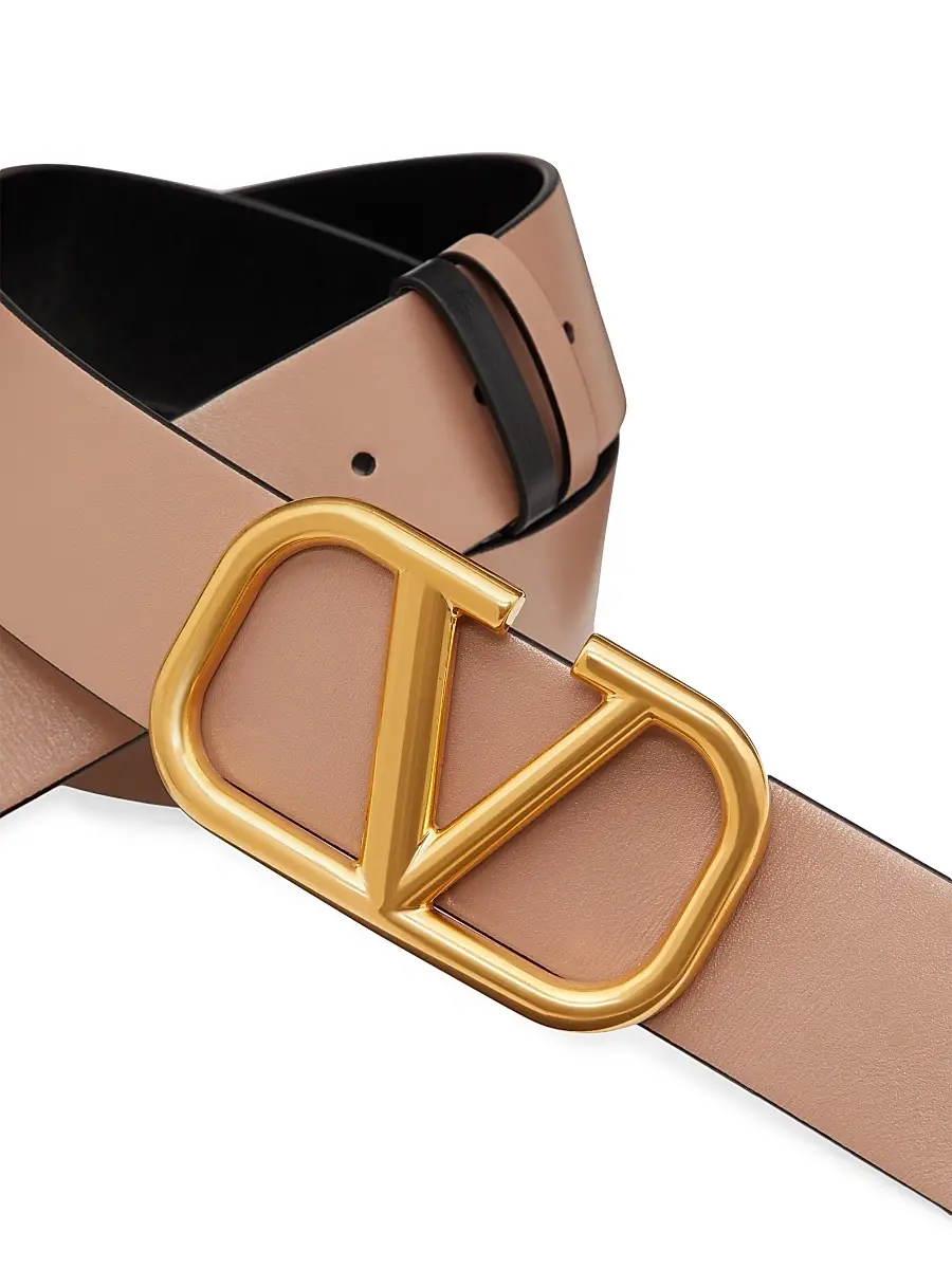 Valentino Women's Reversible VLogo Signature Belt in Calfskin 40MM | Thumbnail 2 Valentino Women's Reversible VLogo Signature Belt in Calfskin 40MM | Thumbnail 2