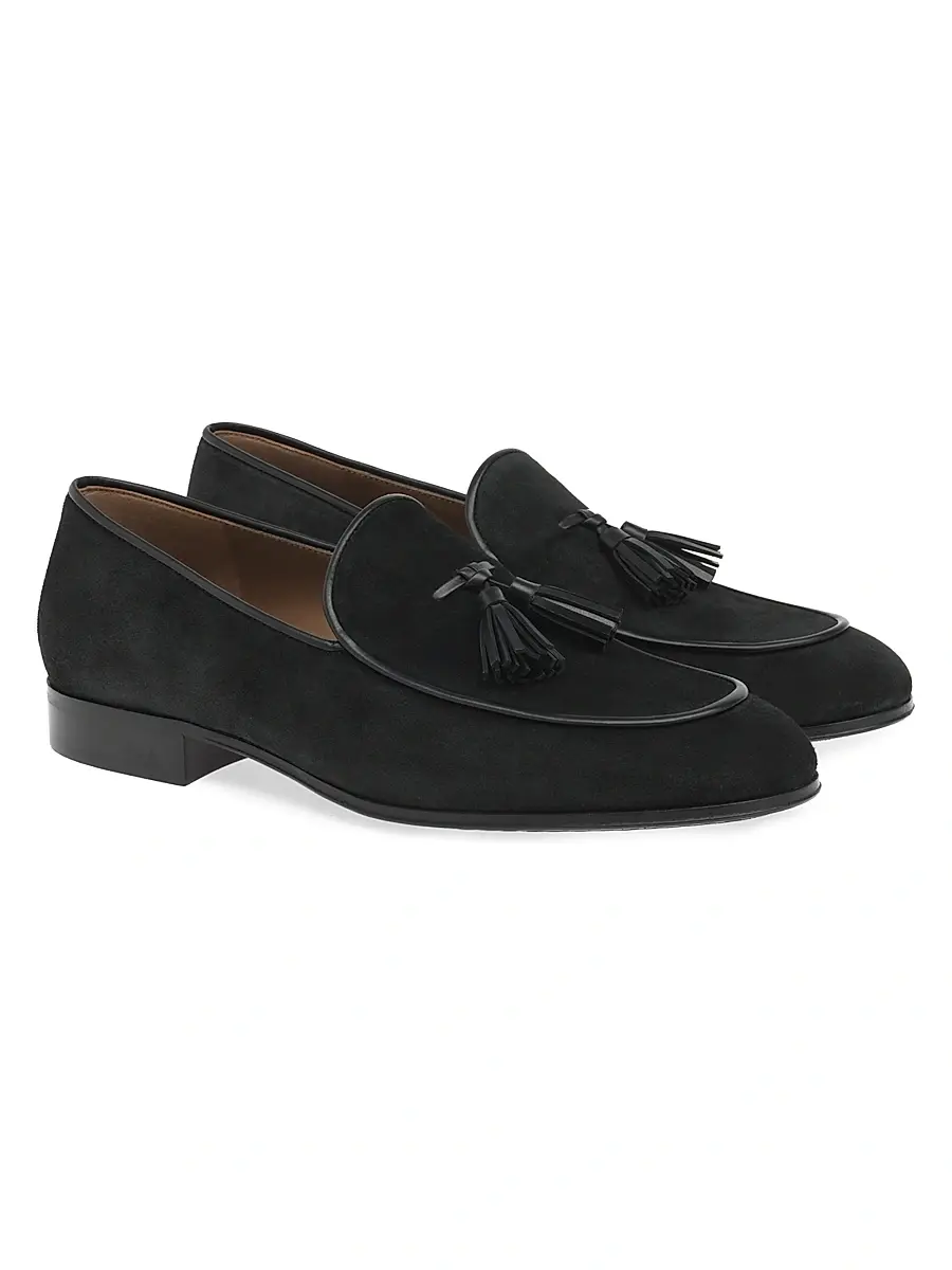 Gianvito Rossi Men's Julio Suede Loafers | Thumbnail 2 Gianvito Rossi Men's Julio Suede Loafers | Thumbnail 2