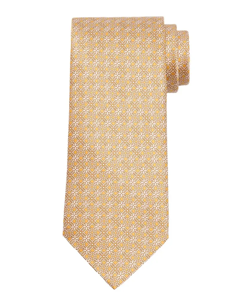 Stefano Ricci Men's Geometric Silk Tie | Image 1 Stefano Ricci Men's Geometric Silk Tie | Image 1