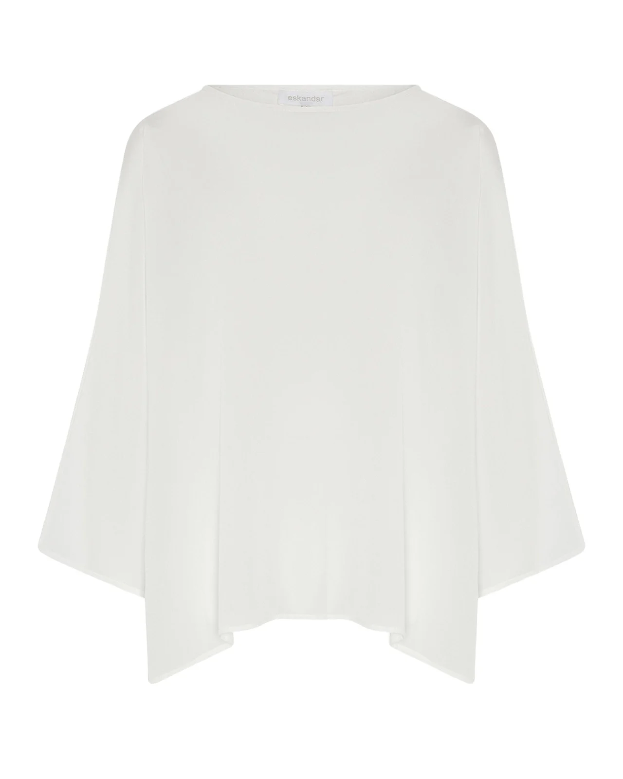 Eskandar Boat Neck Top (Mid Length)