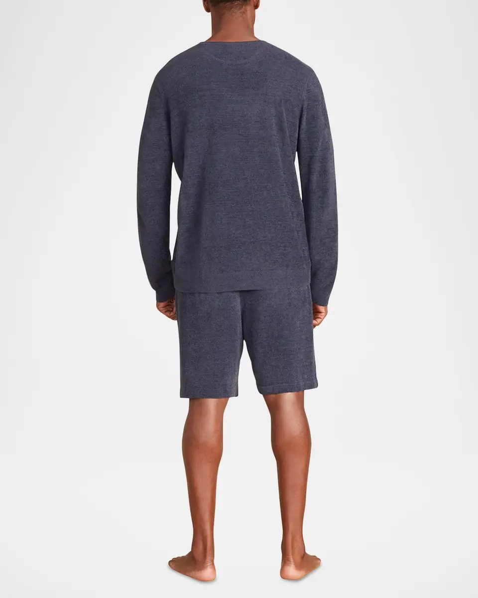 Barefoot Dreams Men's CozyChic Ultra Lite Roll Neck Crewneck Sweater | Thumbnail 3 Barefoot Dreams Men's CozyChic Ultra Lite Roll Neck Crewneck Sweater | Thumbnail 3
