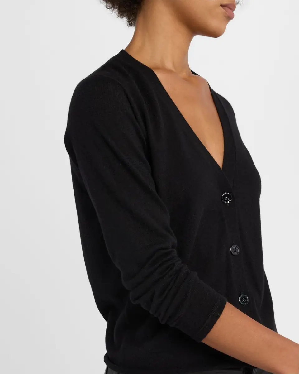 MAJESTIC FILATURES Machine Washable Cashmere Cardigan | Thumbnail 5