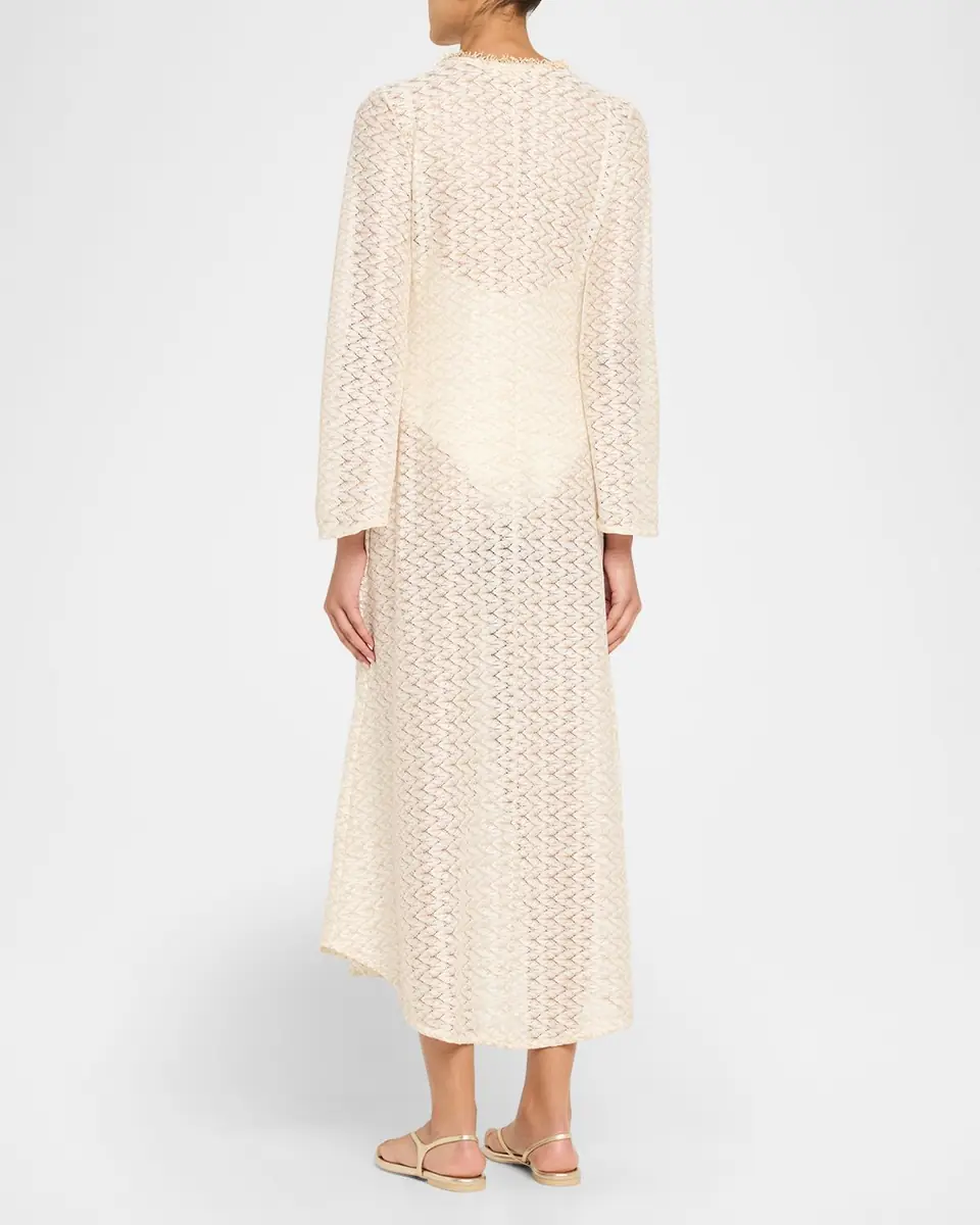 Ramy Brook Fatima Metallic Knit Coverup | Thumbnail 3 Ramy Brook Fatima Metallic Knit Coverup | Thumbnail 3