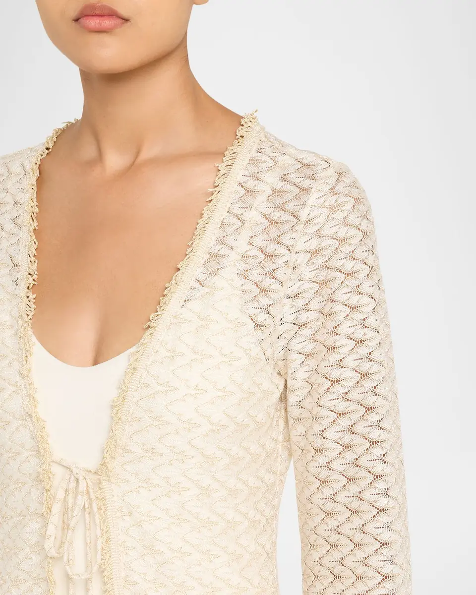 Ramy Brook Fatima Metallic Knit Coverup | Thumbnail 5 Ramy Brook Fatima Metallic Knit Coverup | Thumbnail 5
