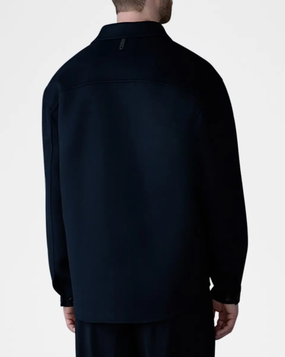 Mackage Men's Emmanuel Double-Face Wool Overshirt | Thumbnail 3 Mackage Men's Emmanuel Double-Face Wool Overshirt | Thumbnail 3