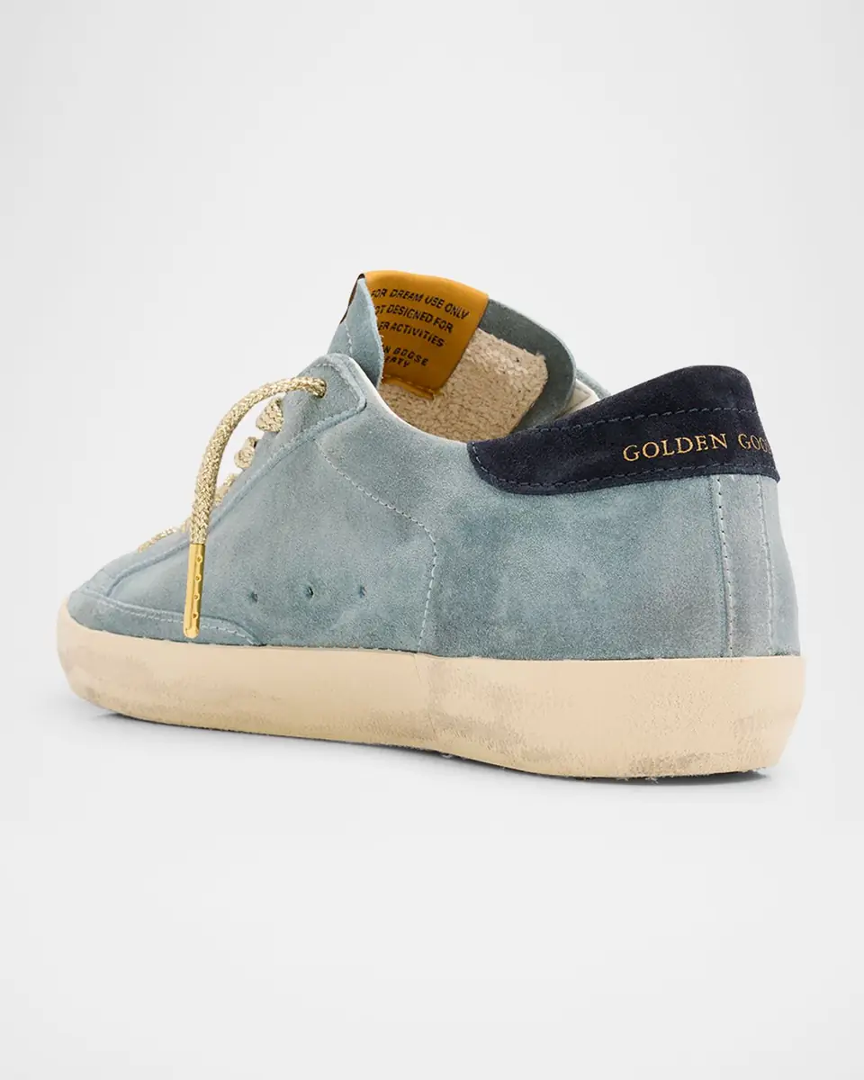 Golden Goose Super-Star Low-Top Suede Sneakers | Thumbnail 3 Golden Goose Super-Star Low-Top Suede Sneakers | Thumbnail 3