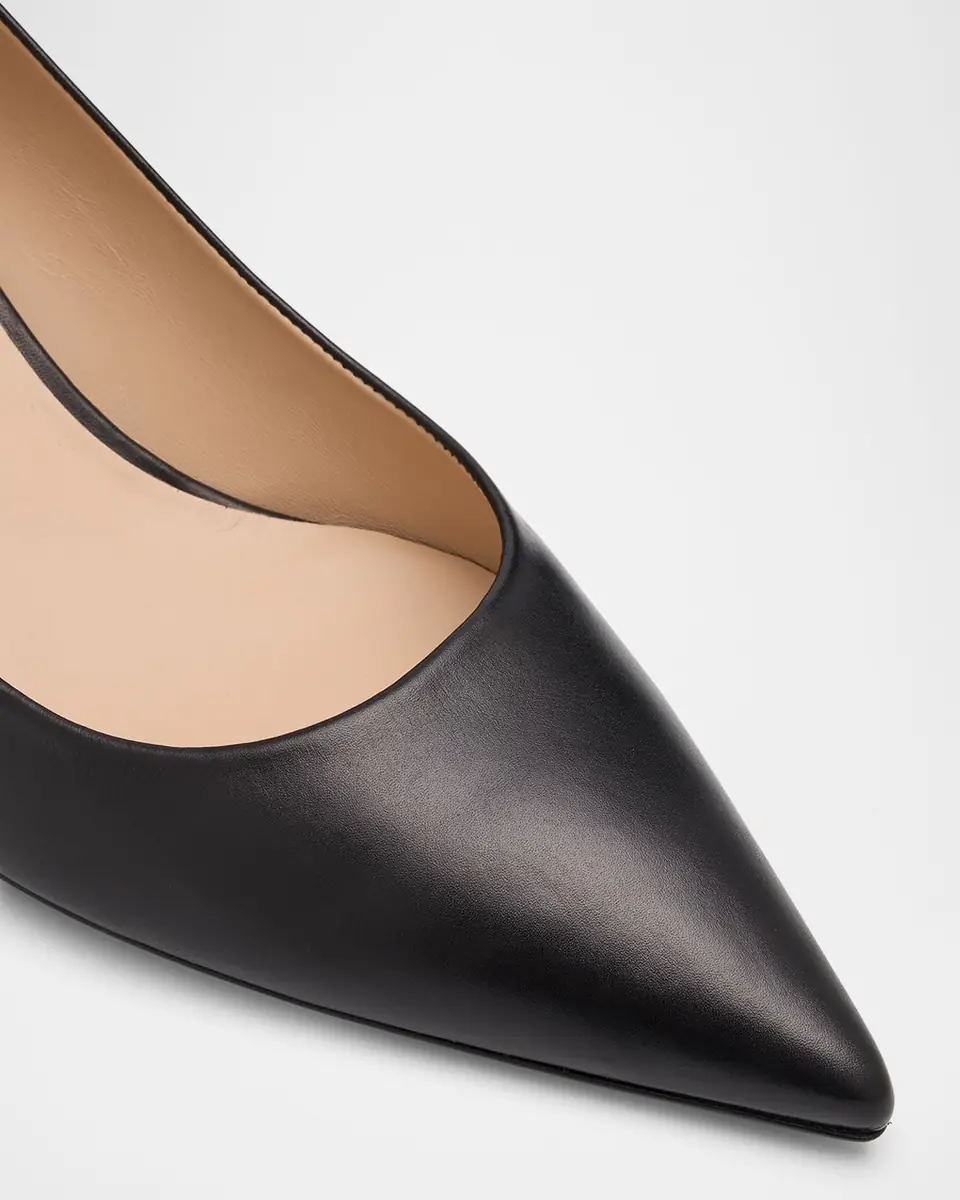 Stuart Weitzman 50mm Stuart Power Leather Pumps | Thumbnail 5 Stuart Weitzman 50mm Stuart Power Leather Pumps | Thumbnail 5