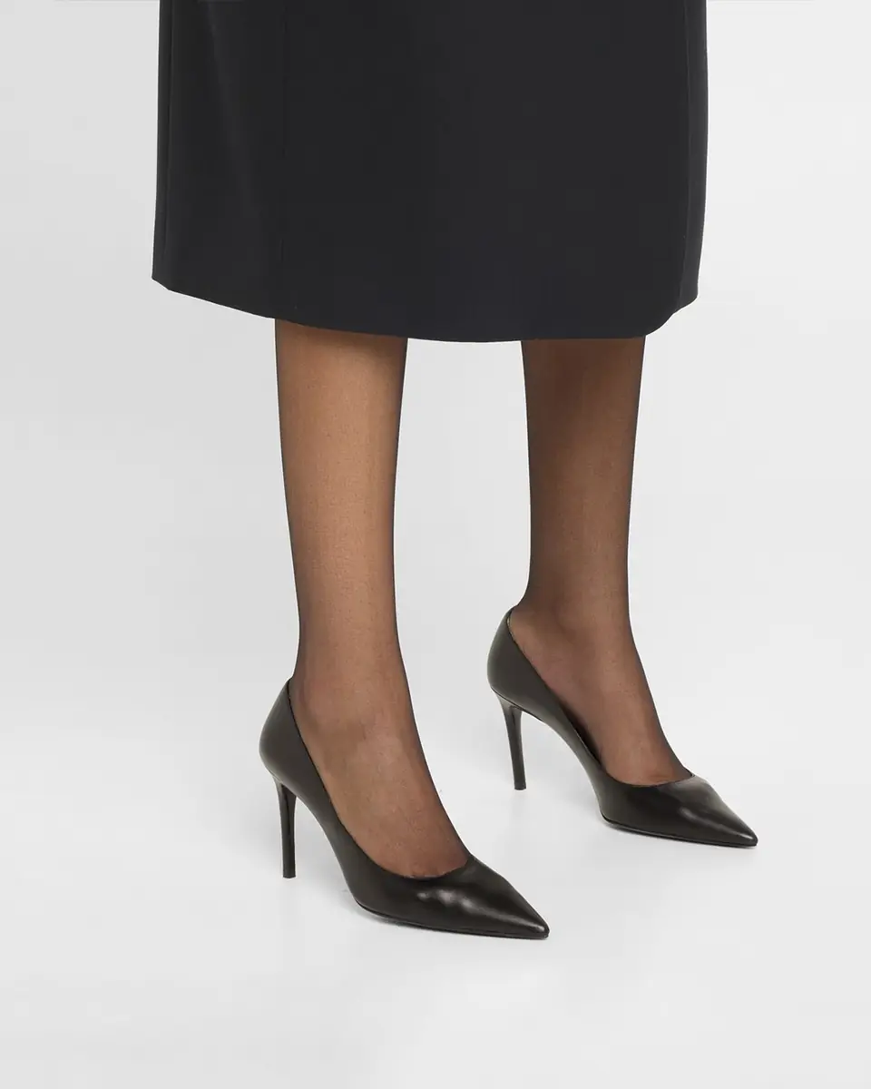 Stuart Weitzman Stuart Power 85 Leather Pumps | Thumbnail 2 Stuart Weitzman Stuart Power 85 Leather Pumps | Thumbnail 2