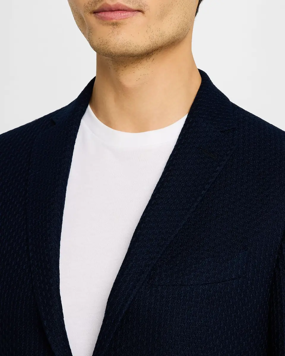 Etro Men's Basic Textured Blazer | Thumbnail 5 Etro Men's Basic Textured Blazer | Thumbnail 5