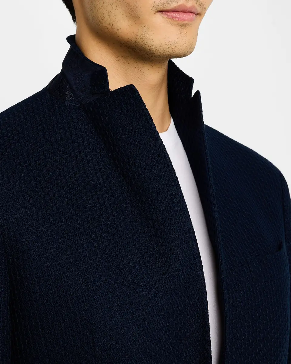 Etro Men's Basic Textured Blazer | Thumbnail 7 Etro Men's Basic Textured Blazer | Thumbnail 7
