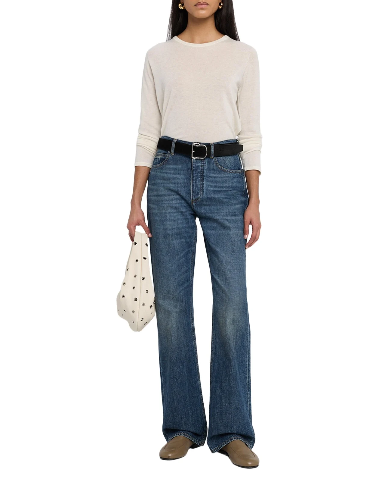 MAJESTIC FILATURES Machine Washable Cashmere Crewneck Pullover