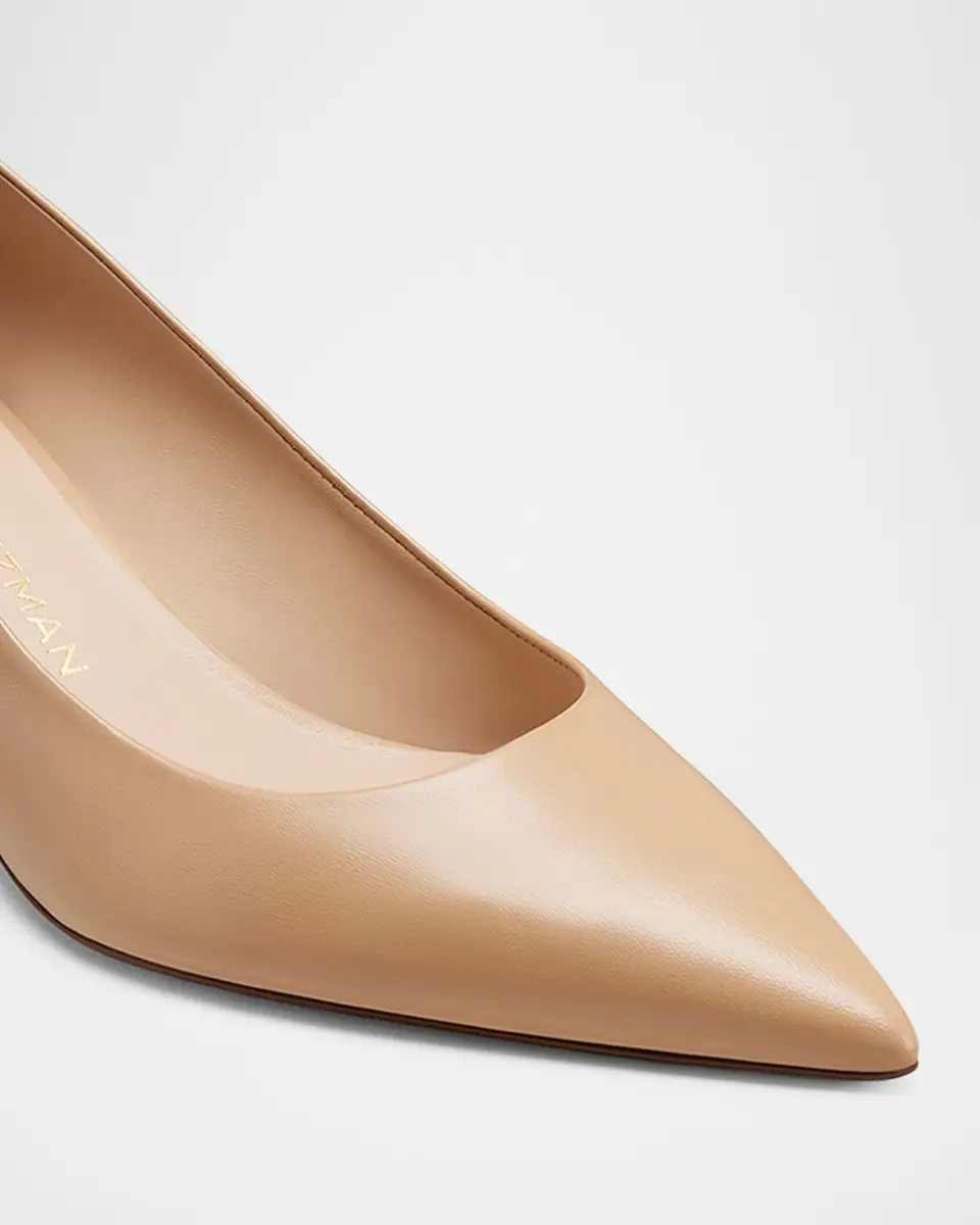 Stuart Weitzman 50mm Stuart Power Leather Pumps | Thumbnail 3 Stuart Weitzman 50mm Stuart Power Leather Pumps | Thumbnail 3
