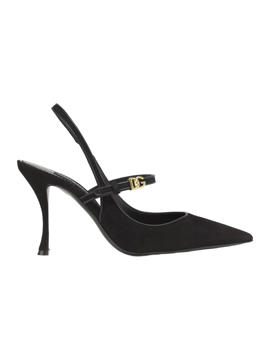 Dolce & Gabbana Women's Italian Tailoring DG Suede Pumps