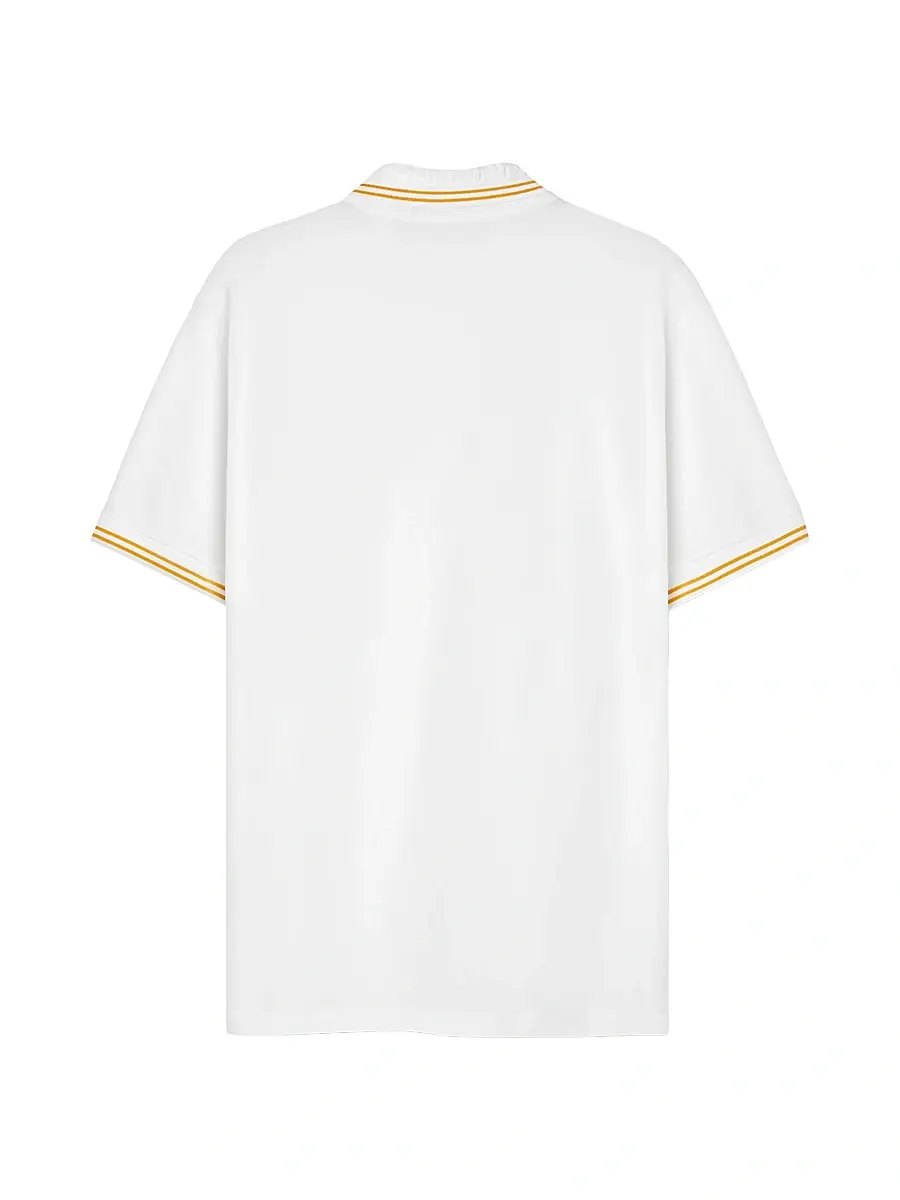 Versace Men's Medusa Pop Piqué Polo | Thumbnail 3 Versace Men's Medusa Pop Piqué Polo | Thumbnail 3