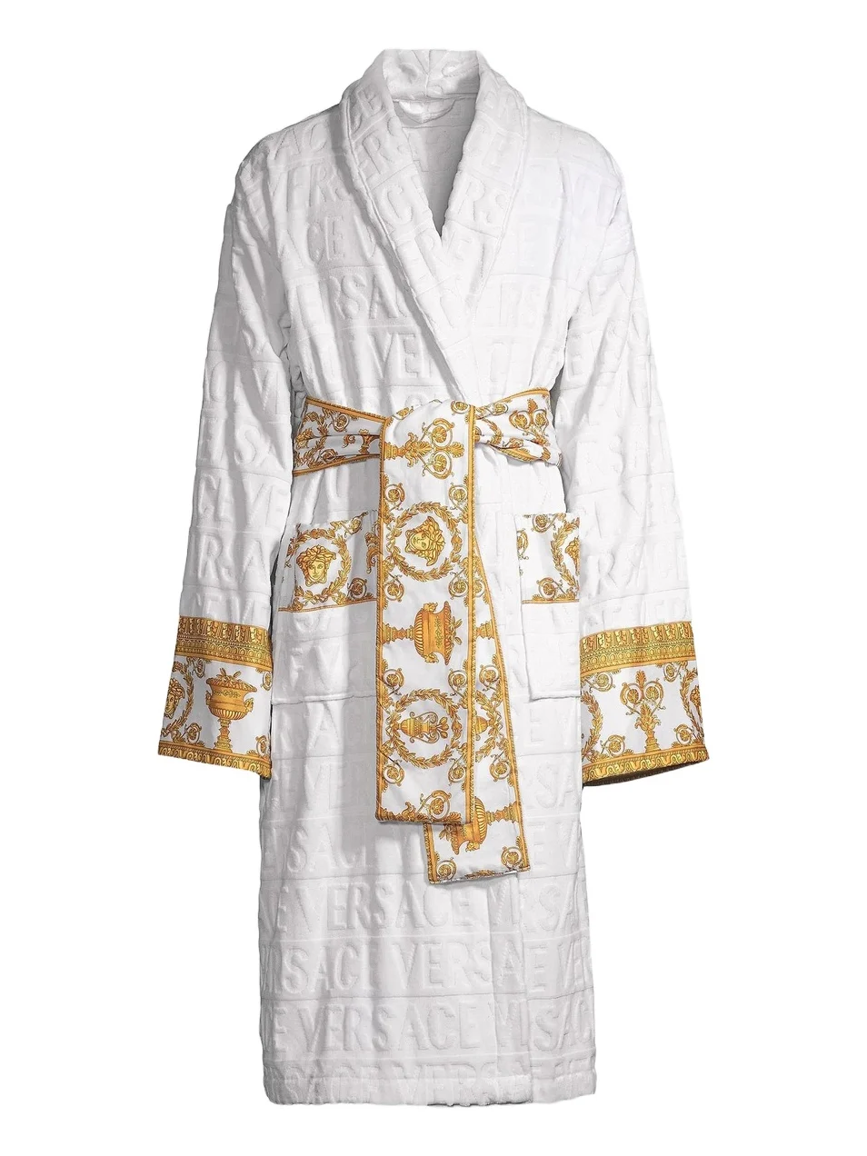Men's Logo Baroque Bathrobe Men's Logo Baroque Bathrobe