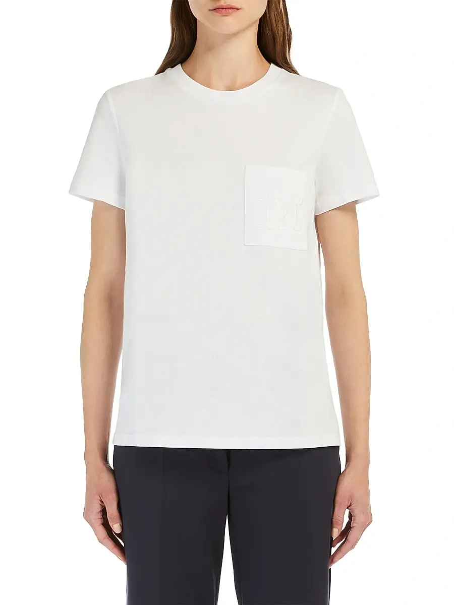 Max Mara Women's Cotton Jersey T Shirt | Thumbnail 2 Max Mara Women's Cotton Jersey T Shirt | Thumbnail 2