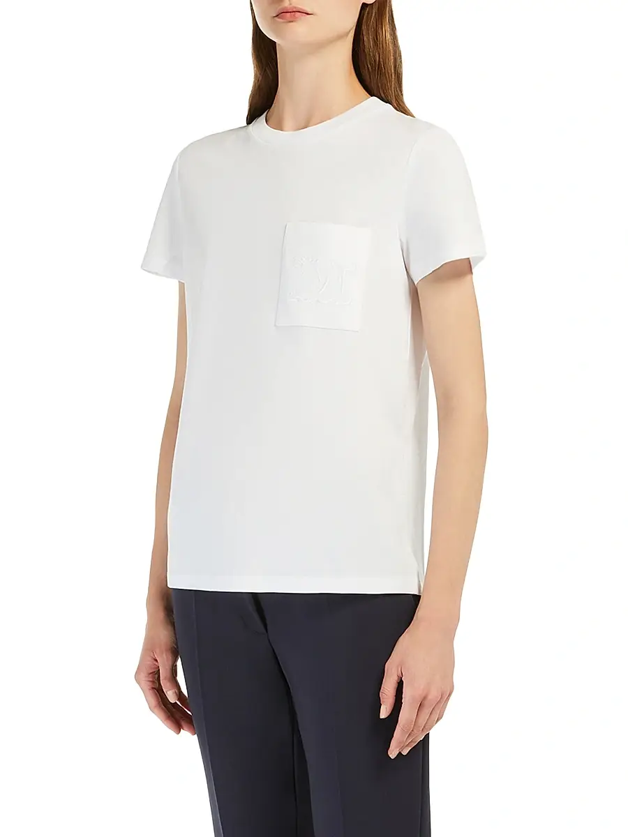 Max Mara Women's Cotton Jersey T Shirt | Thumbnail 3 Max Mara Women's Cotton Jersey T Shirt | Thumbnail 3